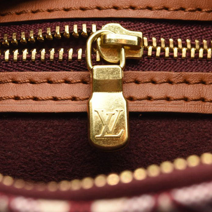 Bordeaux Monogarm Jacquard Since 1854 Neverfull MM Gold