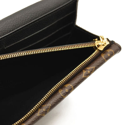 USED $905 LOUIS VUITTON Calfskin Double V Wallet Black - MyDesignerly