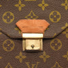 LOUIS VUITTON Monogram Poche Plate Envelope Clutch PM