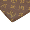 LOUIS VUITTON Monogram Poche Plate Envelope Clutch PM