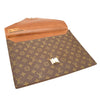 LOUIS VUITTON Monogram Poche Plate Envelope Clutch PM