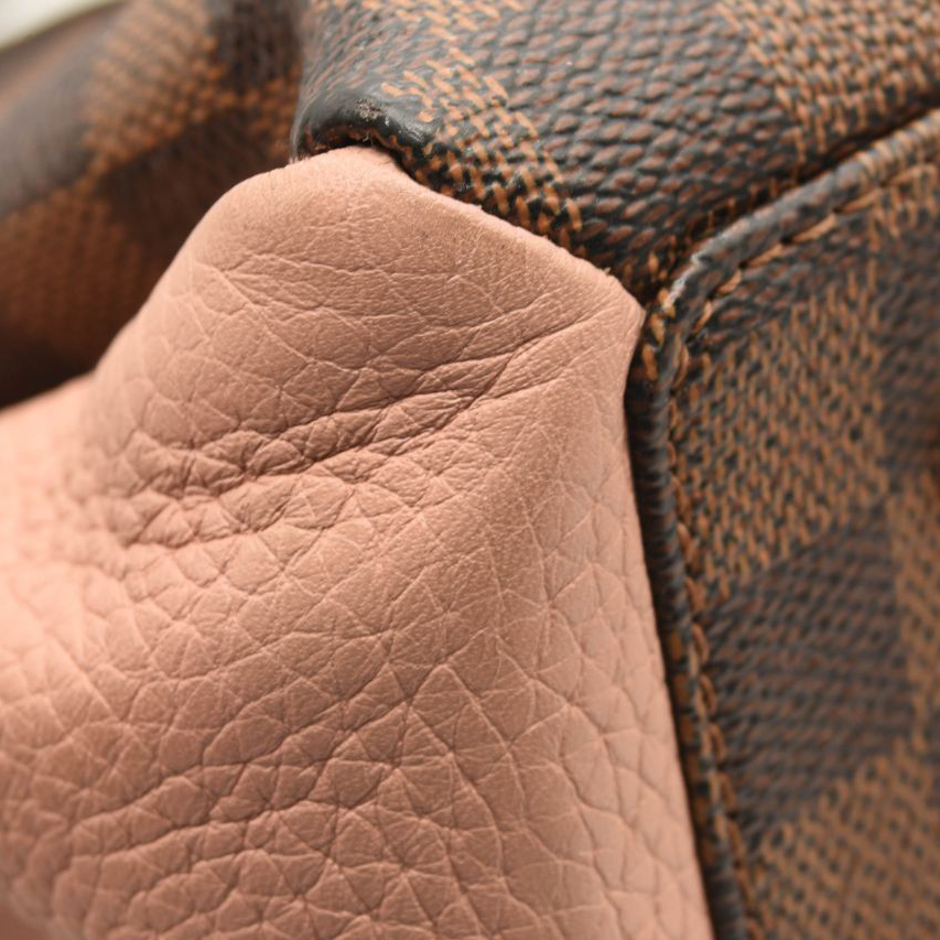 Louis Vuitton Magnolia Damier Ebene Canvas and Taurillon Leather