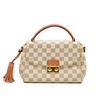 USED $1960 Louis Vuitton Damier Azur Croisette