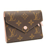 $575 Louis Vuitton Victorine Wallet Monogram Rose Ballerine