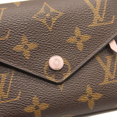 Louis Vuitton Monogram Victorine Wallet Rose Ballerine - Luxury