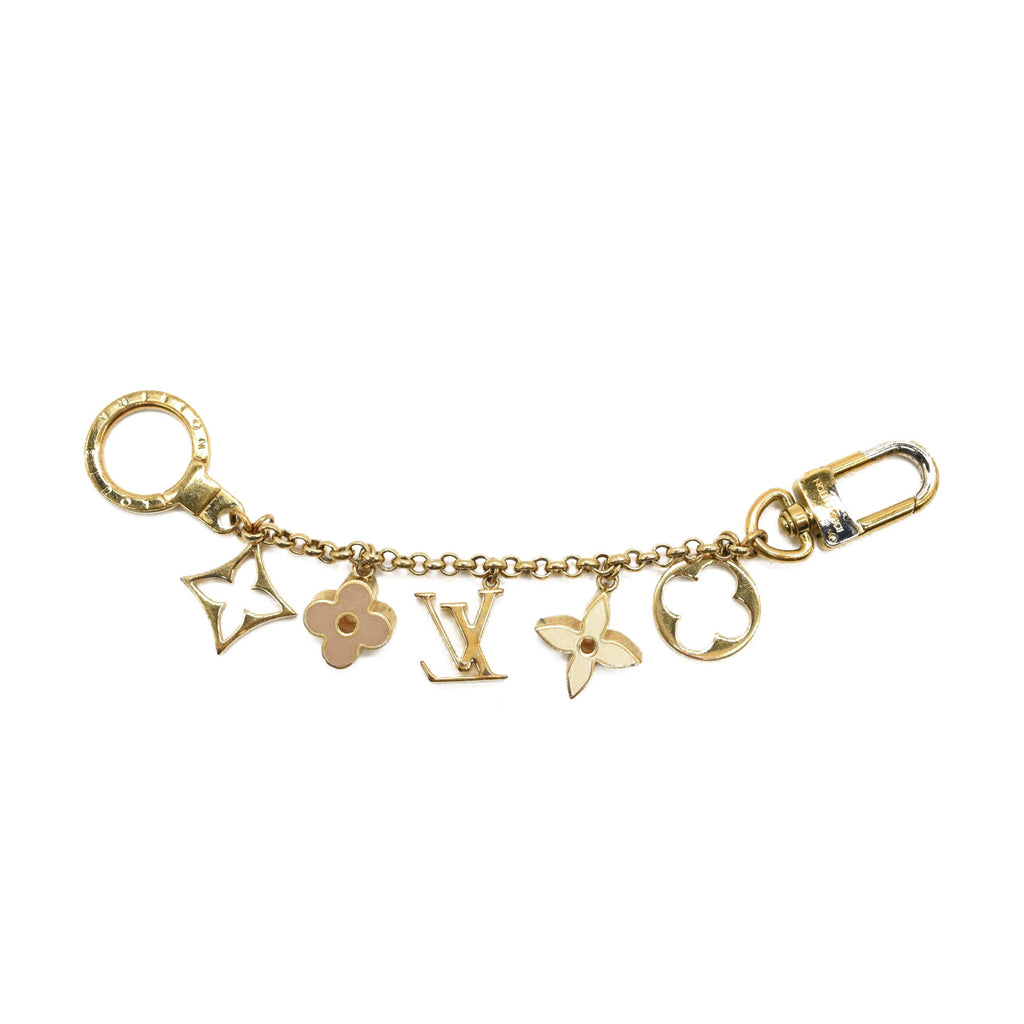 Shop Louis Vuitton Fleur de monogram bag charm chain by