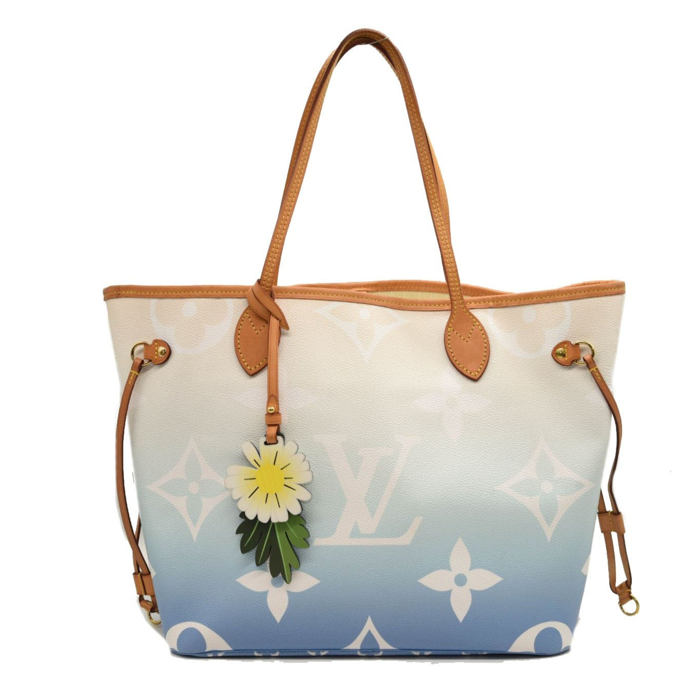 Louis Vuitton Blue Monogram By the Pool Neverfull MM Tote Bag with
