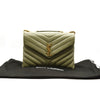 NEW $3200 Saint Laurent Loulou Medium Shoulder Bag Sage Green