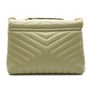 NEW $3200 Saint Laurent Loulou Medium Shoulder Bag Sage Green