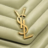 NEW $3200 Saint Laurent Loulou Medium Shoulder Bag Sage Green