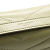 NEW $3200 Saint Laurent Loulou Medium Shoulder Bag Sage Green