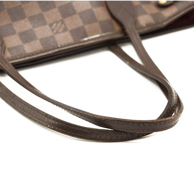 USED 2008 LOUIS VUITTON Damier Ebene Neverfull PM VI4068