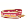 LOUIS VUITTON Jacquard Speedy Bandouliere 20 Shoulder Strap Fuchsia