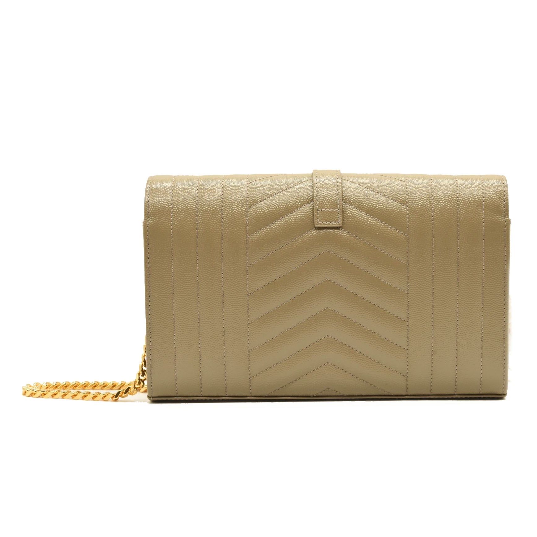 NEW Saint Laurent Monogram Small Envelope Leather Wallet On Chain Mixe -  MyDesignerly