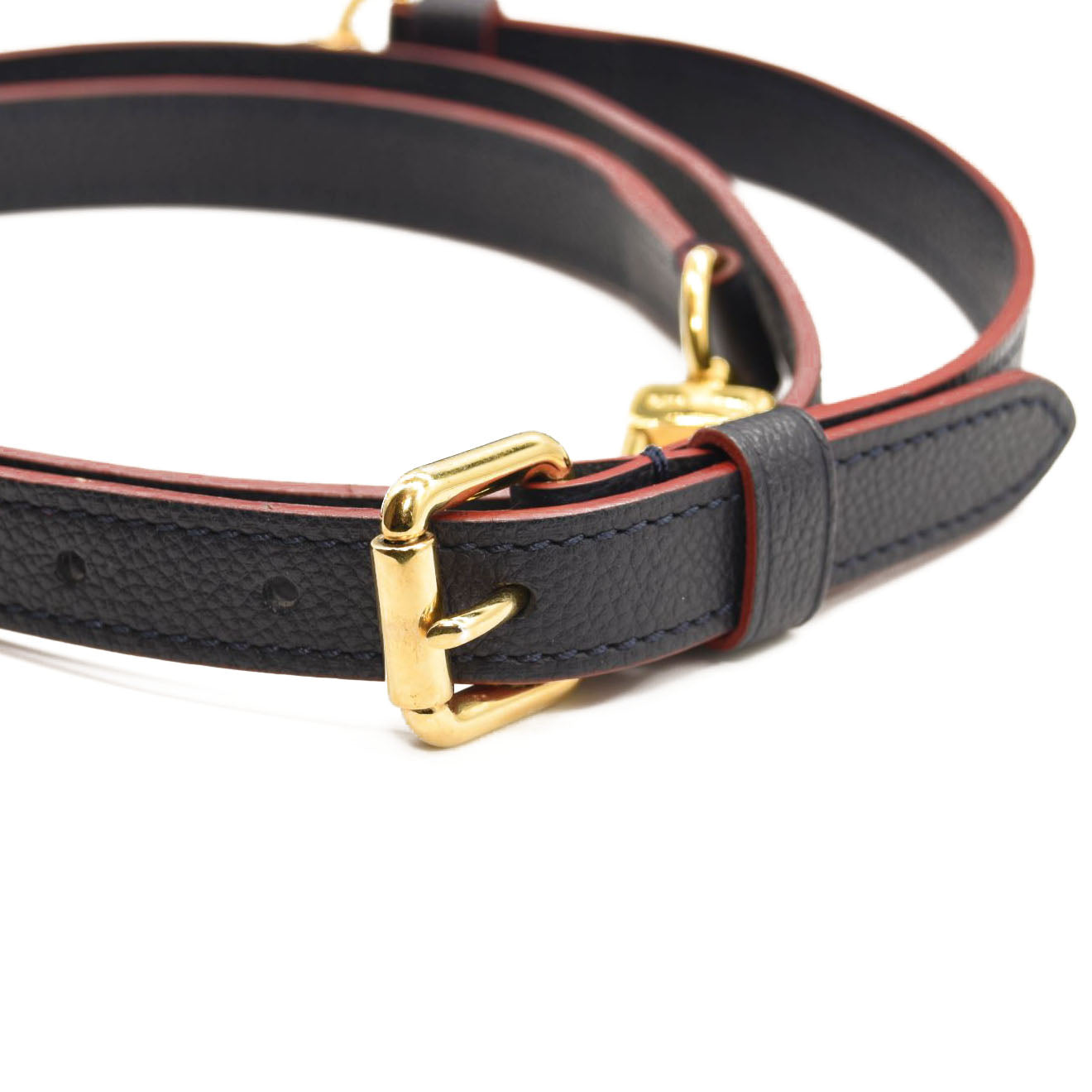 White - Luxury Designer Monogram Empreinte Leather Dog Collar