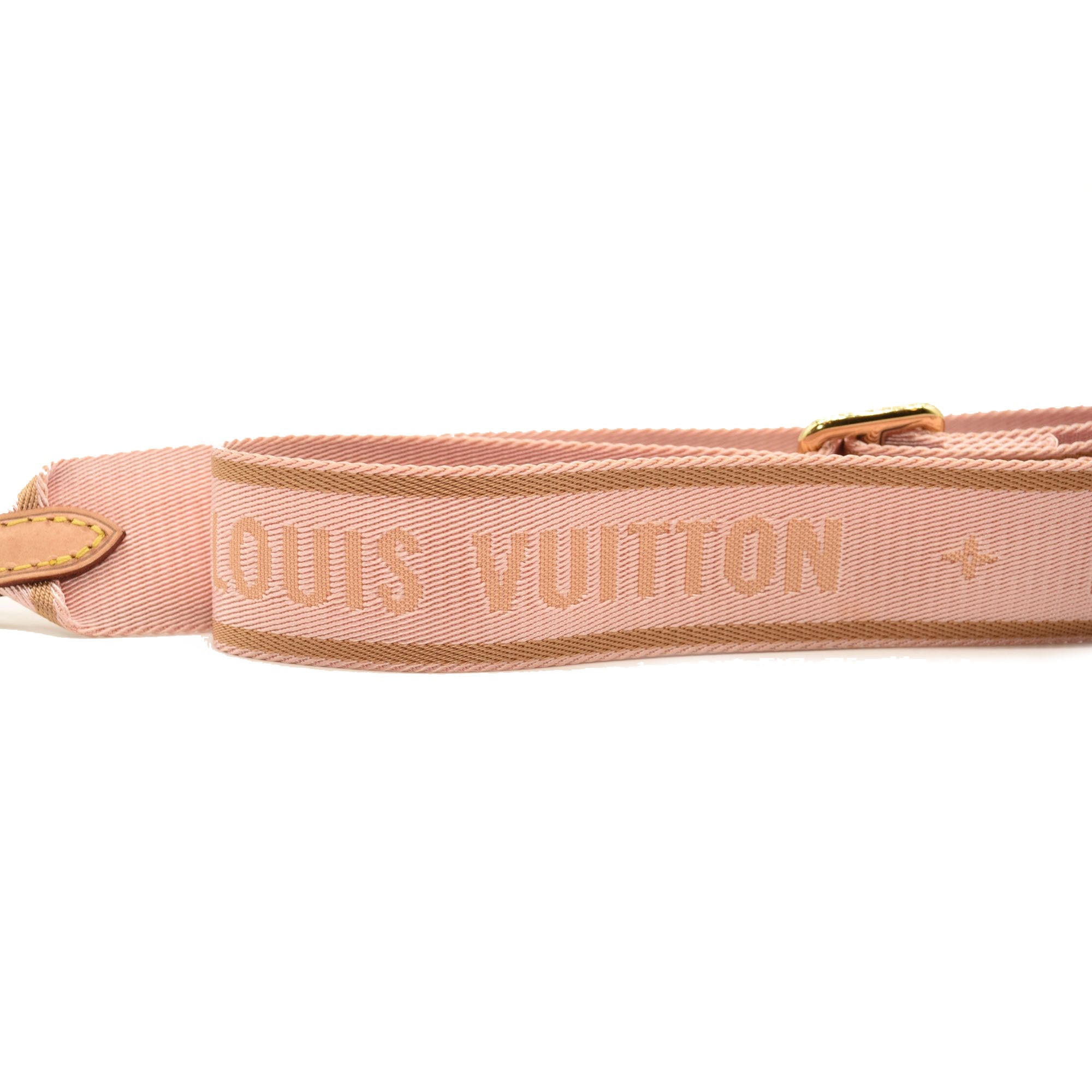 LOUIS VUITTON Monogram Canvas Bandouliere Shoulder Strap Hot Pink