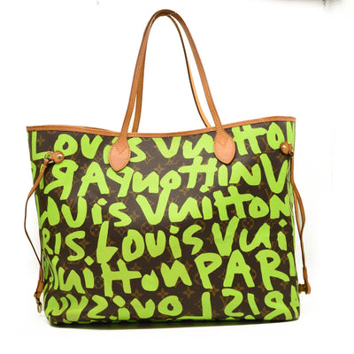 Louis Vuitton Limited Edition Green Monogram V Handbag