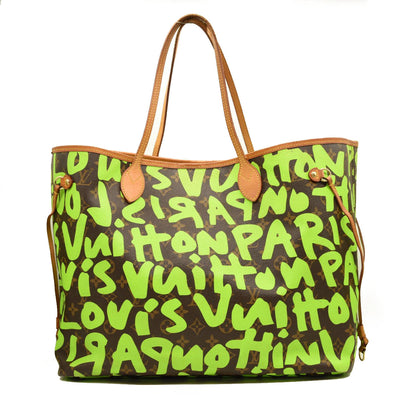 Louis Vuitton Lv Vintage Graffiti Tote Shoulder, Luxury, Bags