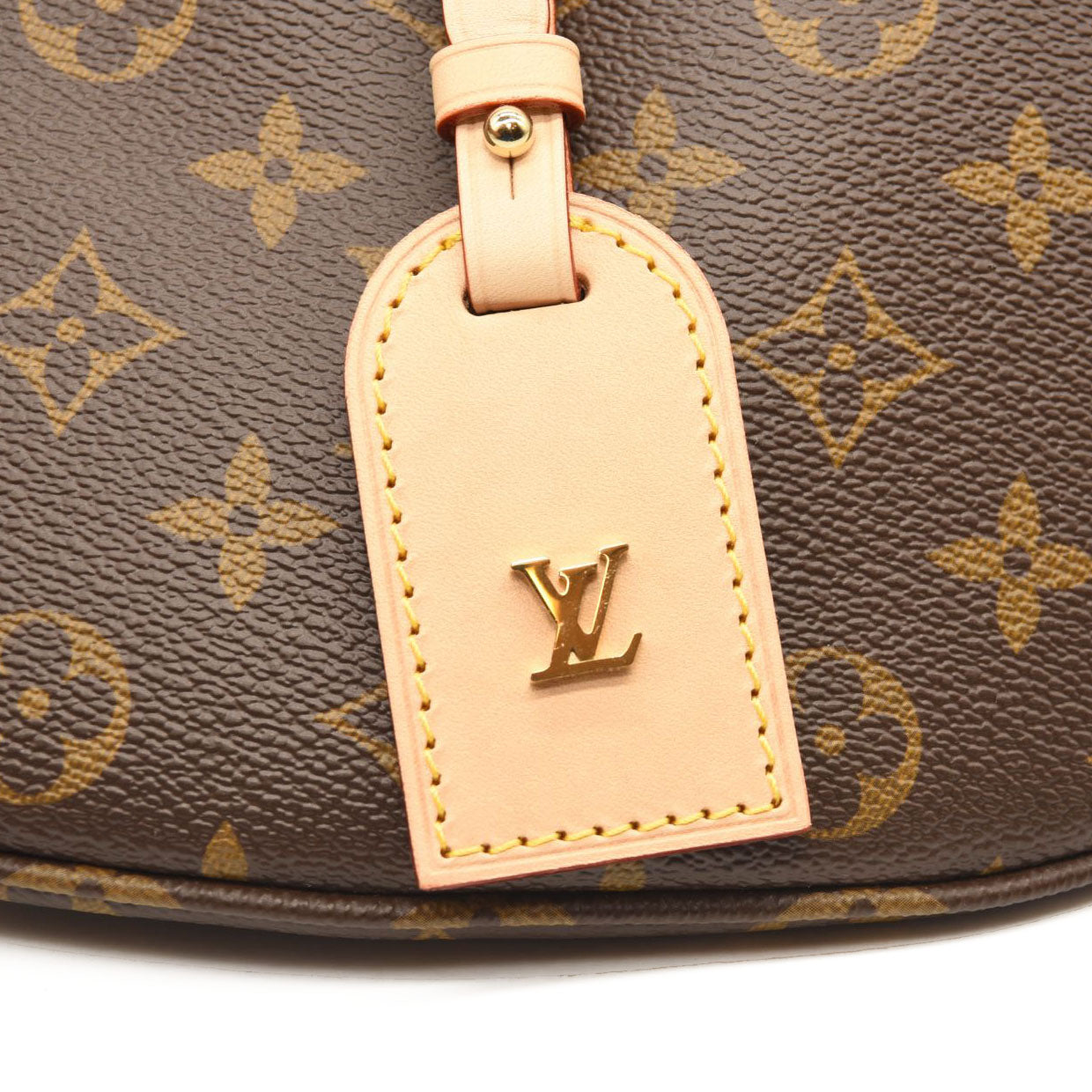 Louis Vuitton Louis Vuitton Brown Cowhide Leather Name Tag