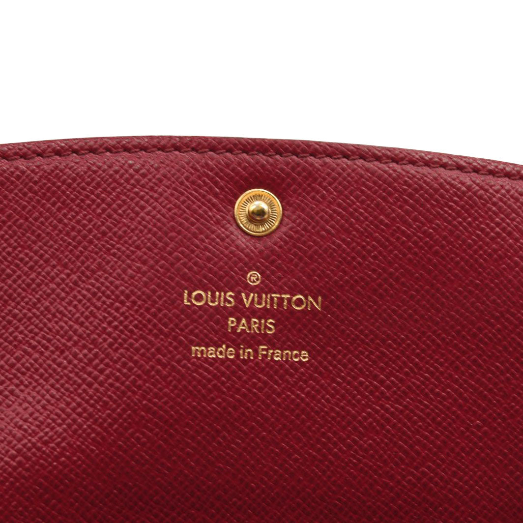 Louis Vuitton Pink Emilie Monogram Rose Ballerine Wallet - MyDesignerly