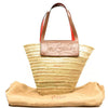 NEW $600 CHRISTIAN LOUBOUTIN Woven Straw Loubishore Tote Beige