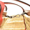 NEW $600 CHRISTIAN LOUBOUTIN Woven Straw Loubishore Tote Beige