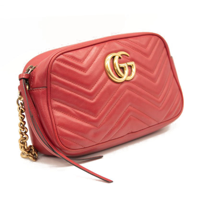 GUCCI GG Marmont Camera mini quilted leather shoulder bag