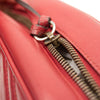 Gucci Calfskin Matelasse Small GG Marmont Chain Shoulder Bag Hibiscus Red