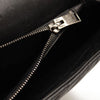 Saint Laurent Sheepskin Matelasse Chevron Monogram Large College Satchel Black