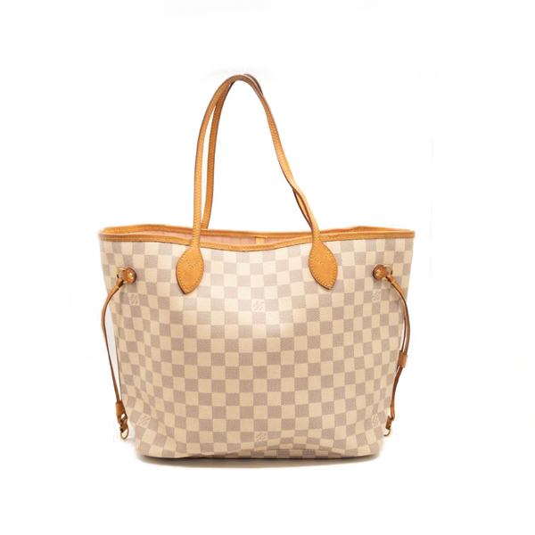 Louis Vuitton, Bags, Louis Vuitton Brown Leather Side Cinch Strap For The  Damier Ebene Neverfull Mm