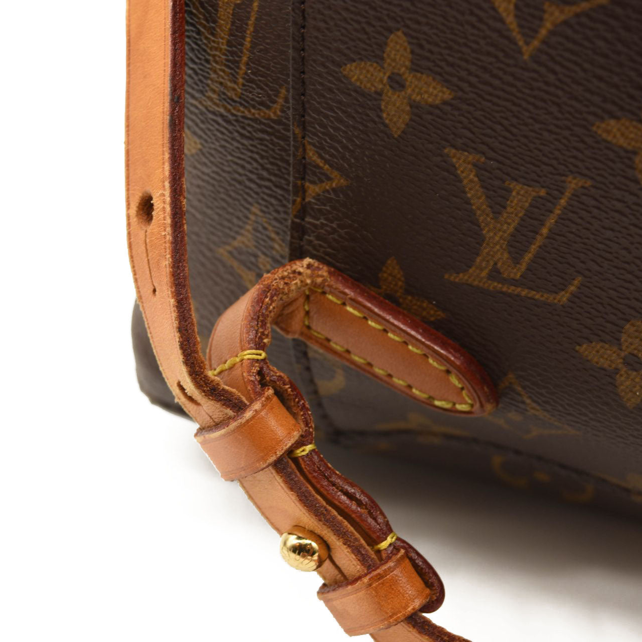 Louis Vuitton Montsouris Backpack Nm Monogram Canvas With Leather Bb