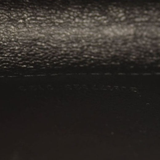 New Saint Laurent Grain de Poudre Matelasse Chevron Monogram Chain Wallet Dark Beige