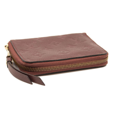 Louis Vuitton Empreinte Zippy Coin Purse Burgundy