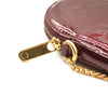 LOUIS VUITTON Vernis Heart Coin Purse Rouge Fauviste