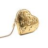 LOUIS VUITTON Monogram Miroir Heart Coin Purse Gold