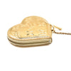 LOUIS VUITTON Monogram Miroir Heart Coin Purse Gold