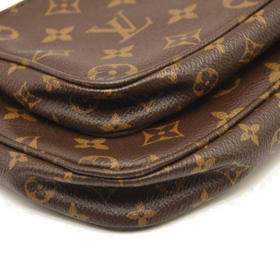 LOUIS VUITTON Monogram Multi Pochette Accessories Kaki