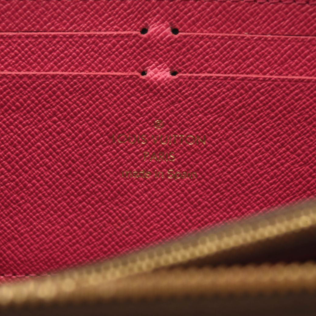 LOUIS VUITTON Monogram Clemence Wallet Hot Pink - MyDesignerly