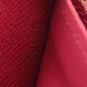 Louis Vuitton Monogram Clemence Wallet. Pink Interior - Canon E