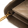 NEW Saint Laurent Envelope Wallet On Chain Bag Mixed Matelasse Dark Beige