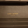 NEW Saint Laurent Envelope Wallet On Chain Bag Mixed Matelasse Dark Beige