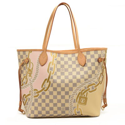 LOUIS VUITTON Damier Azur Nautical Neverfull MM