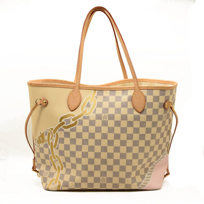 LOUIS VUITTON Damier Azur Nautical Neverfull MM