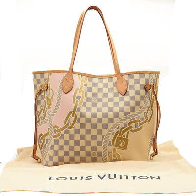 LOUIS VUITTON Damier Azur Nautical Neverfull MM