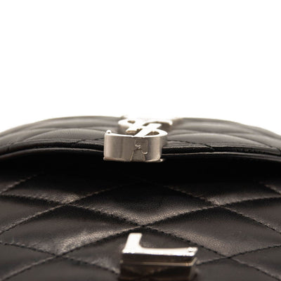 NEW Saint Laurent June Quilted Leather Binocular Bag