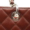 CHANEL Caviar Quilted Grand Shopping Tote GST Burgundy