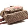 Pre-Owned GUCCI GG Supreme Monogram Blooms Medium Single Buckle Backpack Beige Multicolor Dry Rose