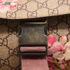 Pre-Owned GUCCI GG Supreme Monogram Blooms Medium Single Buckle Backpack Beige Multicolor Dry Rose