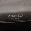 CHANEL Patent Chain Wallet Boy Reverso Flap Black Crossbody