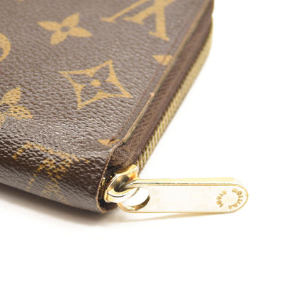 Louis Vuitton Monogram Zippy Wallet Brown Interior